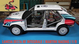 Hachette  -  Lancia  Delta  HF  Integrale  (  Martini  Racing  )  1/8 -  2nd  Part.