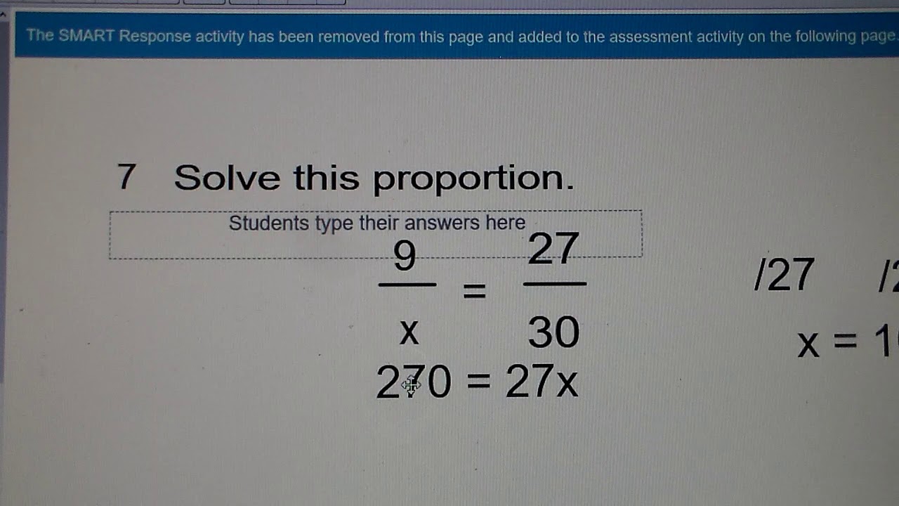 0 10 Notes Solving Proportions - YouTube