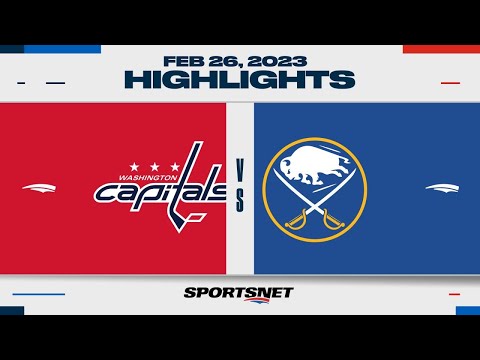 NHL Highlights | Capitals vs. Sabres - February 26, 2023