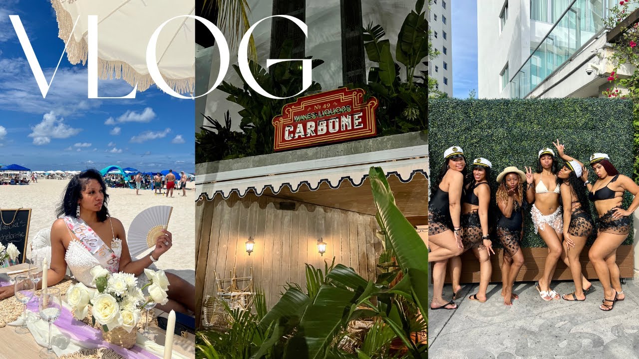 VLOG: I'M GETTING MARRIED! | MIAMI BACHELORETTE TRIP | BEACH PICNIC | LUXURY HOTEL | MARCIA WARD