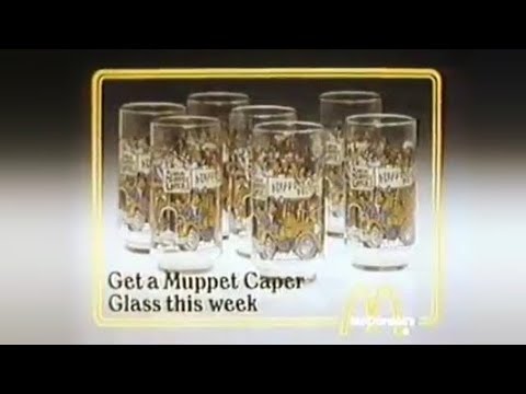 McDonalds Caper glasses commercial - McDonalds Caper glasses commercial