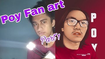 Line art tutorial using Infinite Design | Poy fan art