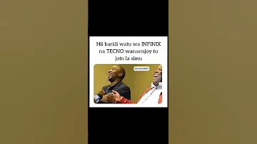 Hii Baridi Watu Wa Infinix Na Tecno Wanaenjoe Tu 