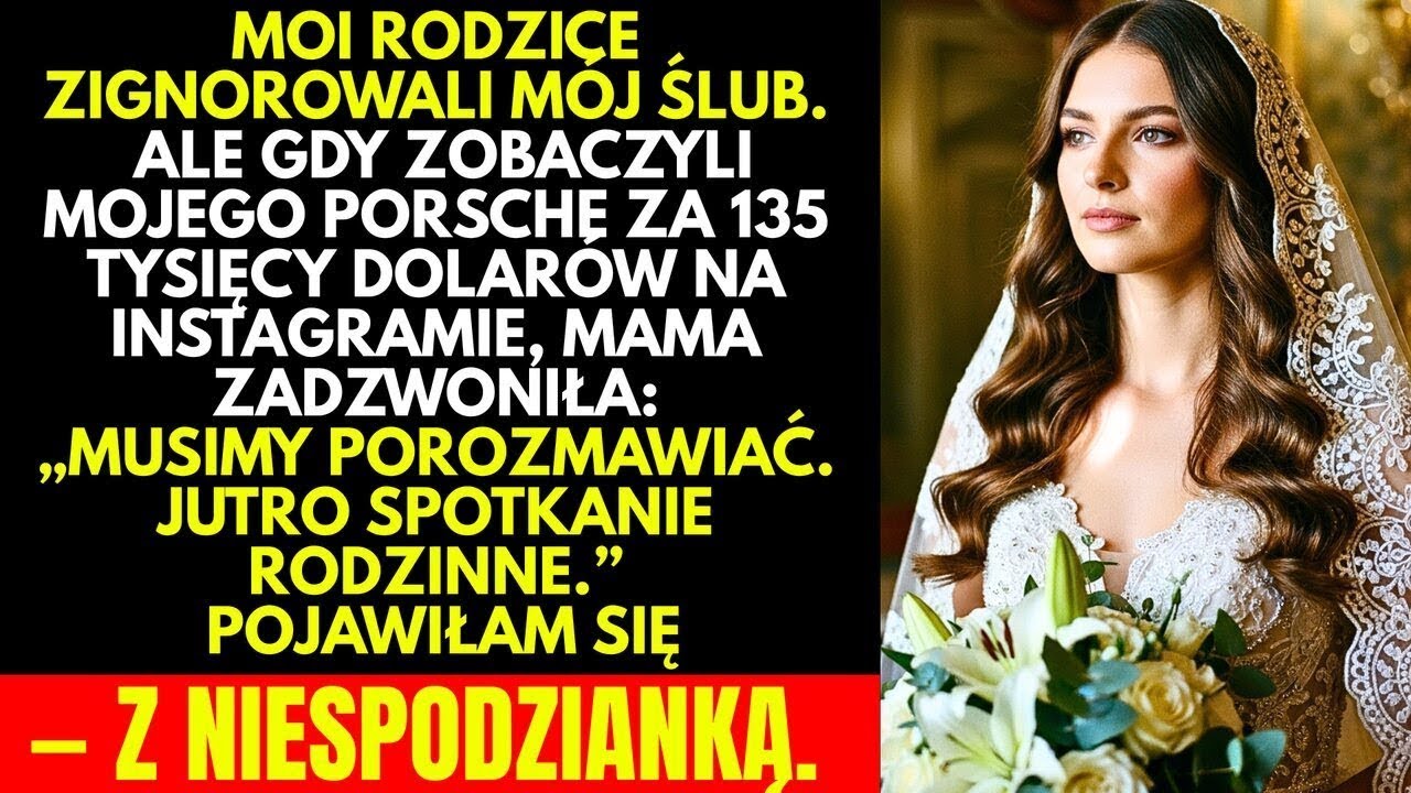 Moi rodzice zignorowali mój ślub, ale przypomnieli sobie o mnie, gdy zobaczyli auto za 540 000