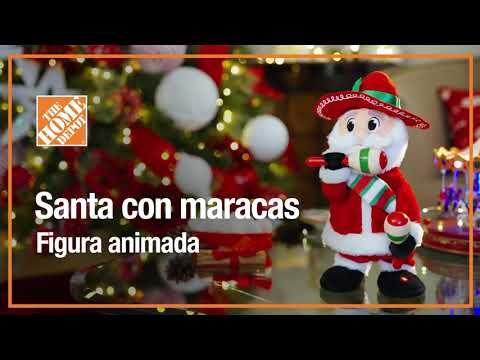 Santa con Maracas Animado | Navidad | The Home Depot Mx @TheHomeDepotMx