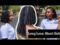 Locs| How I Got My Long Locs Into A Short Bob!! (Loc Bob)