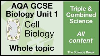 Whole of Unit 1, AQA GCSE Biology - Cell Biology