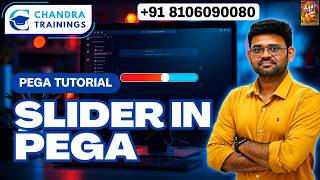 Slider in PEGA  Assignment || New Batch DEC 15th, 2025 ||  +91 8106090080 || Check Description#pega
