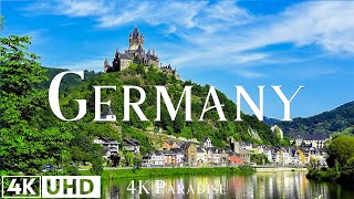 FLYING OVER GERMANY 4K - Relaxing Music With Beautiful Natural Landscape - Amazing Nature