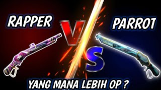 SG RAPPER VS SG PARROT YANG MANA LEBIH OP ? (FREE FIRE MALAYSIA)