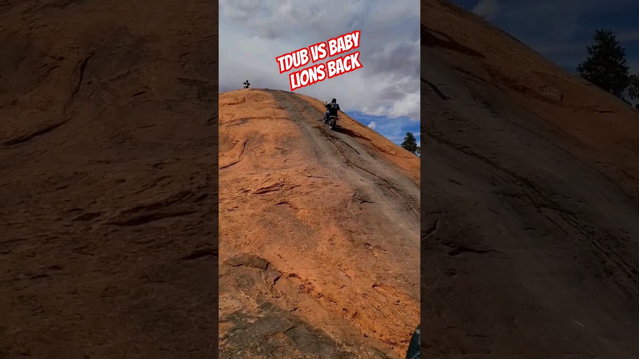 TW200 vs Baby Lion's Back Moab Utah 