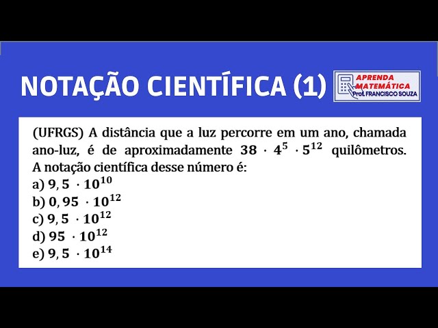 NOTAÇÃO CIENTÍFICA (1)  APRENDA MATEMÁTICA 