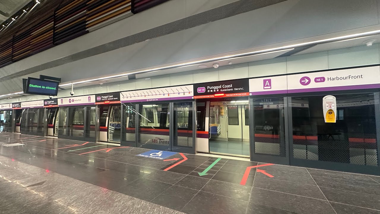 MRTravels on the North East Line: C751A Trainset 7043/7044 from Punggol to Punggol Coast