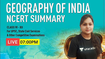 NCERT For UPSC - Indian Geography | NCERT | Ankita Jindal Maam