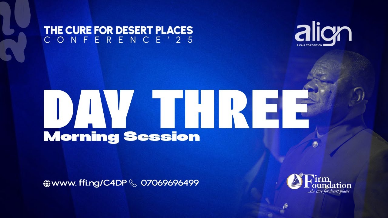 The Cure For Desert Places Conference 2025 Day 3 Morning Session