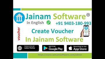 Create voucher | Loan management software | Jainam software.