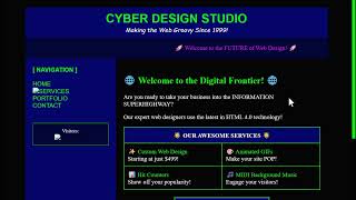 🌀 I Built a Retro 90s Website — No JS, No Frameworks, Just Pure HTML Vibes 💾