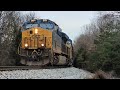 CSX M542 through the S curve! #csx #train