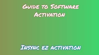 Insync Installation: Simple Step-by-Step Instructions