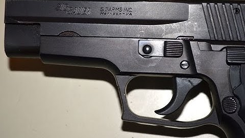 Mastering the SIG Sauer P226 double action trigger