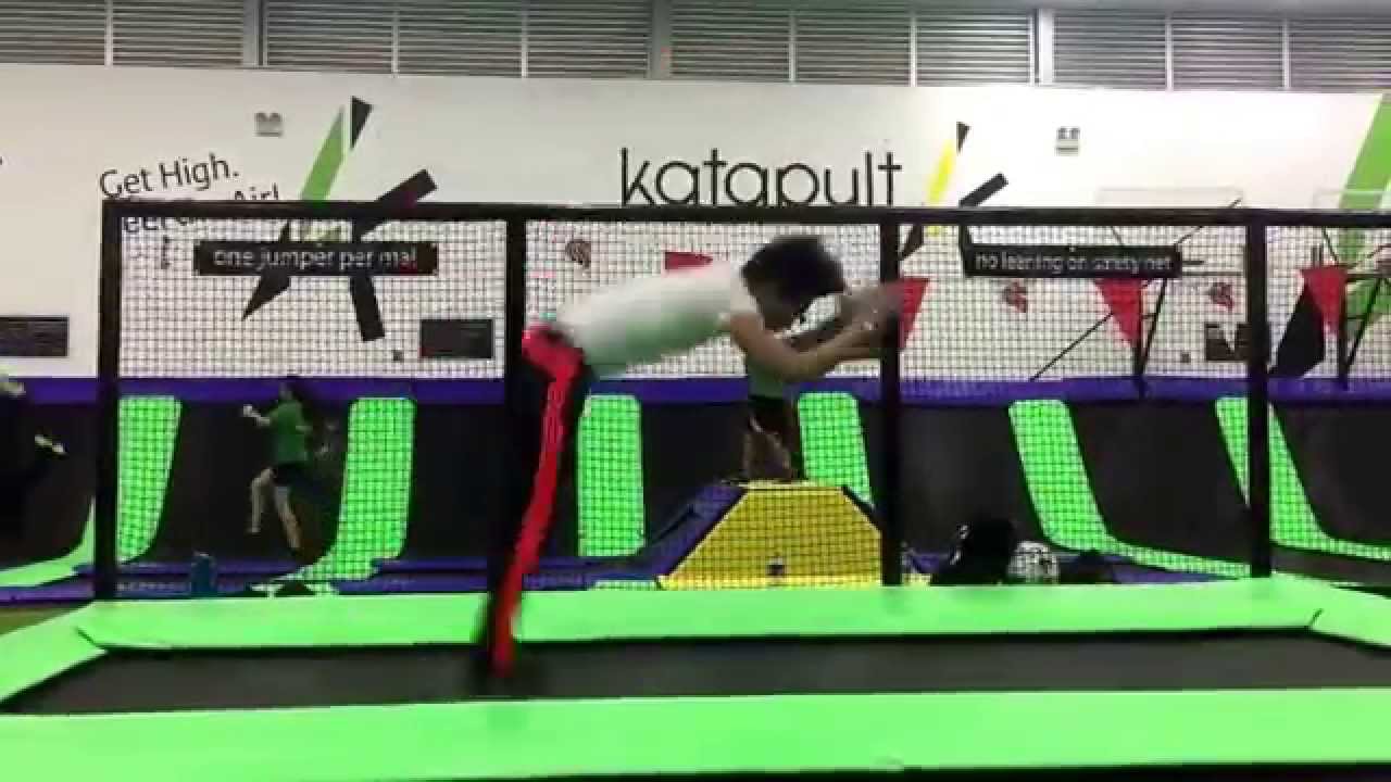 Katapult trampoline park at singapore yishun YouTube