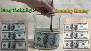 Laundry Rust USD Dollar Money with Easy Technique / How to Clean Stain Money by EK Restoration 70,209 views 3 years ago 5 minutes, 33 seconds