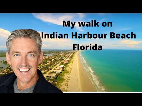 My walk at Indian Harbour Beach Florida