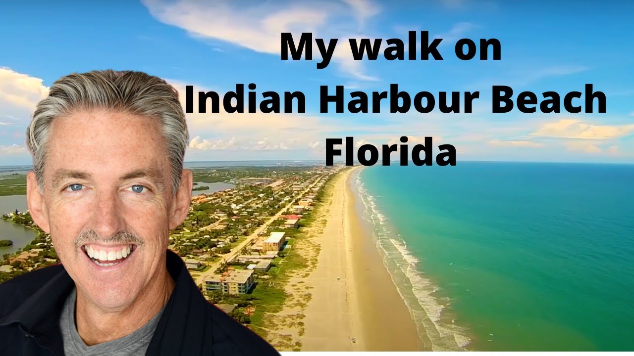 My walk at Indian Harbour Beach Florida YouTube