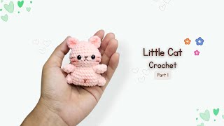 How to Crochet a Little Cat (1/2) | Easy Amigurumi Tutorial for Beginners