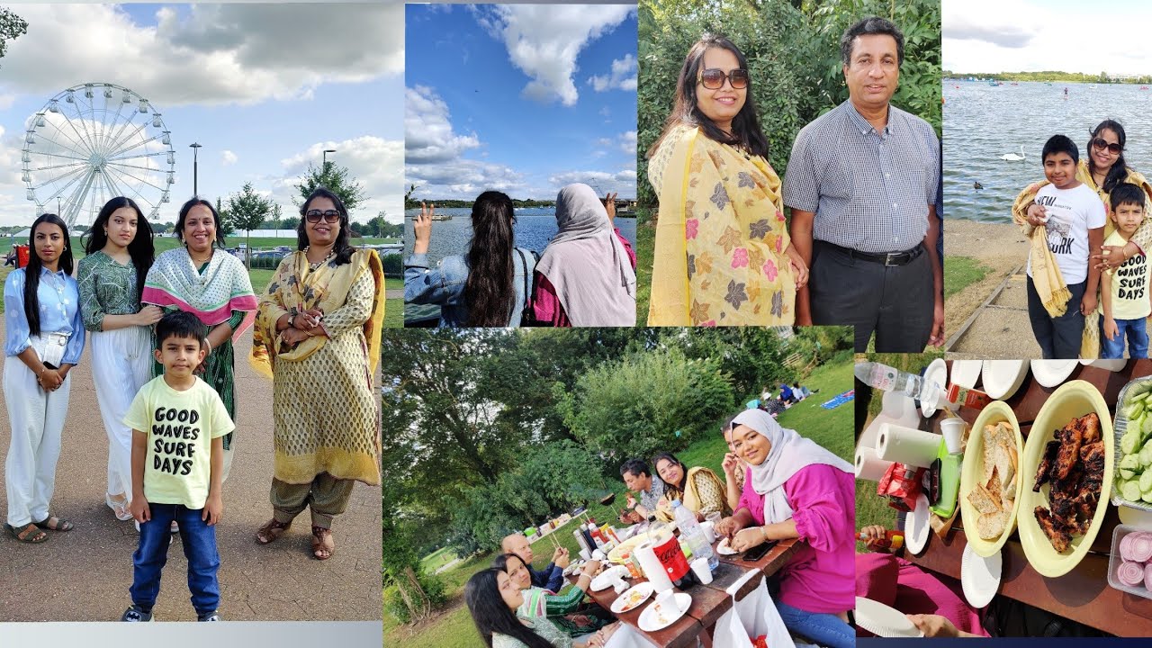 Family Picnic Milton Keynes Willen Lake with it’s cooking time