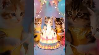 happy birthday #ias #aicover #cover #song #baby #cat #adoreble #birthdayparty #cute