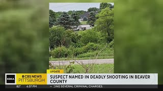 Suspect named in deadly shooting in Beaver County