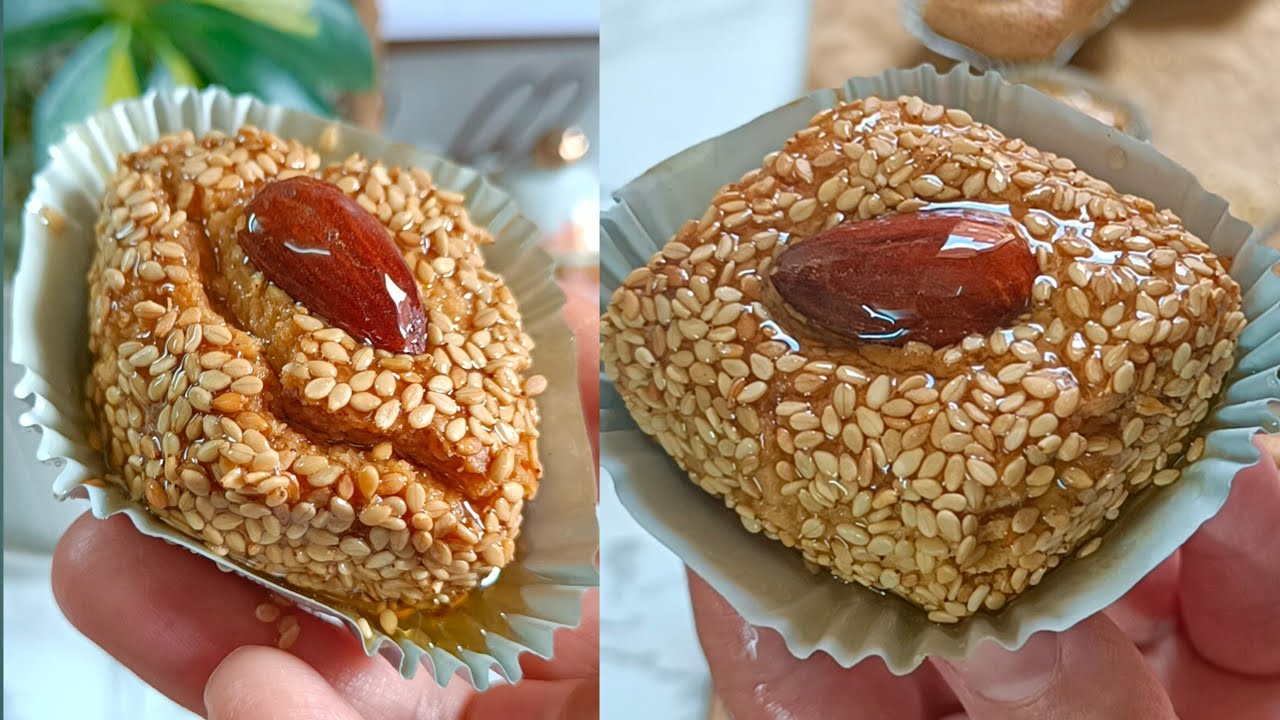 حلويات العيد 2025🥳 حلوة جنجلانية ولا قلب بقلاوة ❤️من أروع الوصفات و اسرع واسهل حلوى قوة فالبنه 💥