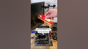 Installing ram in the wrong direction #shorts