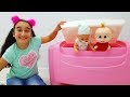 Gamze and babies hide and seek, funny video for kids