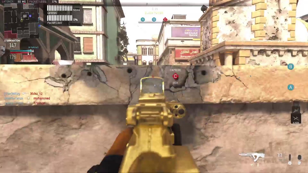 Playing modern Warfare 2 multiplayer domination