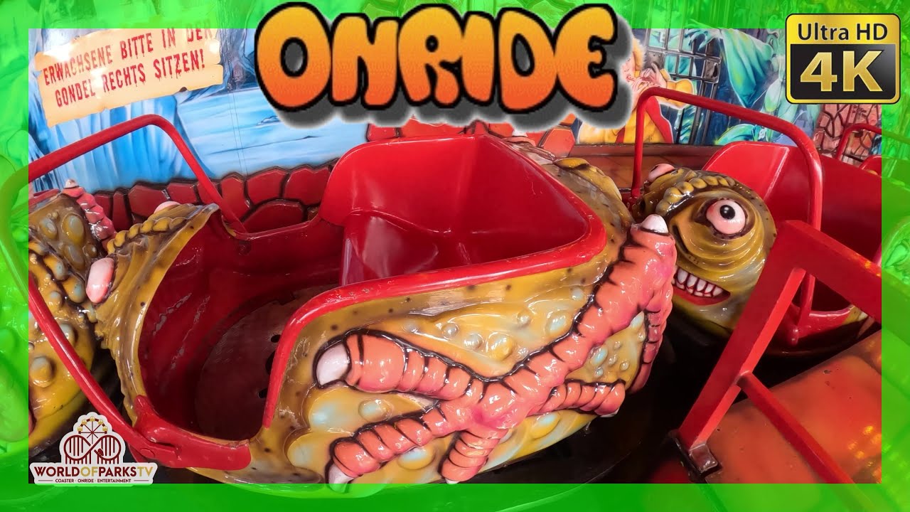 Die große Geisterbahn - Schütze (Onride POV) Cranger Kirmes 2023 Fahrgeschäft Spooky ghost train pov