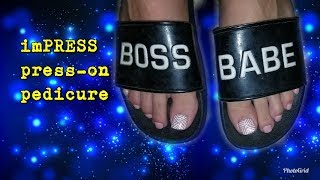 ImPRESS press-on pedicure cvspharmacy