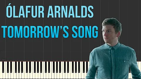 Ólafur Arnalds - Tomorrow's Song | Living Room Songs (Piano Tutorial Synthesia)