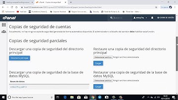 Como realizar un backup de nuestro hosting con Cpanel