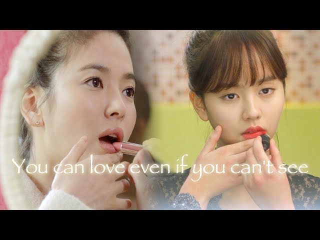 Acting as a blind person SongHyekyo & KimSohyun  [That Winter, the Wind Blows, Page Turner] class=