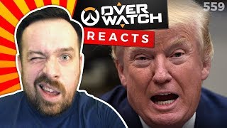 Reaction: Donald Trump Plays OVERWATCH! Soundboard Pranks in Competitive!