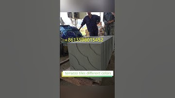 Precast terrazzo tile production equipment for paving tile slab