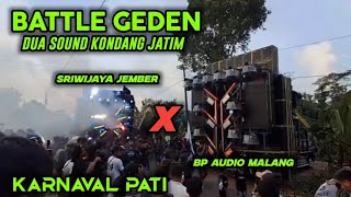 Download lagu BATTLE SOUND HOREG JATIM 🔥 Sriwijaya Audio Jember VS Bp Audio Malang | Karnaval Pati ‼️