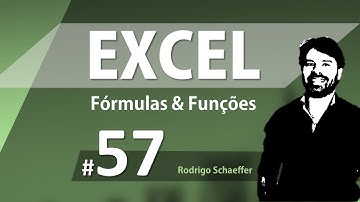 Fórmulas e Funções do Excel para Concursos - Aula 57 de informática