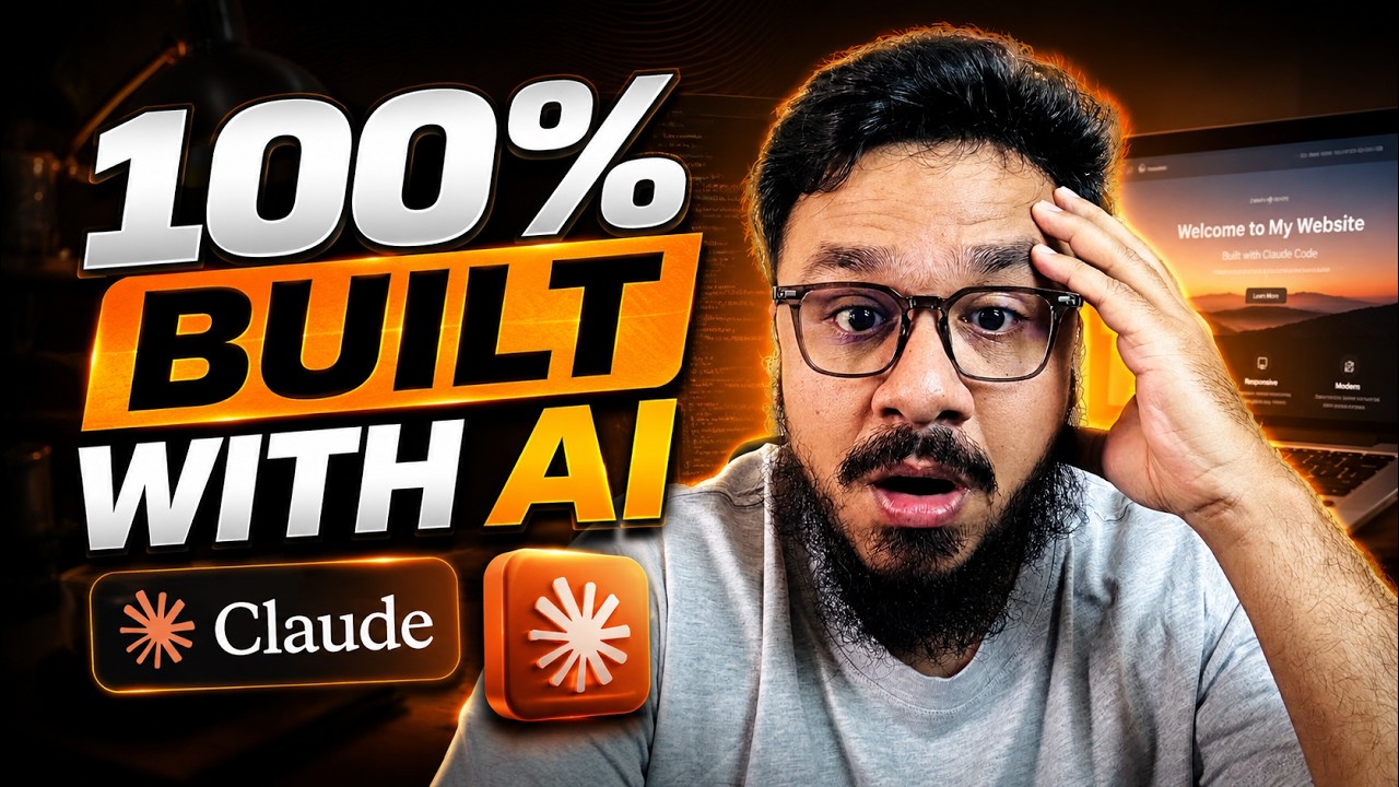 Claude Code Built My Website Faster Than Any Developer - YouTube