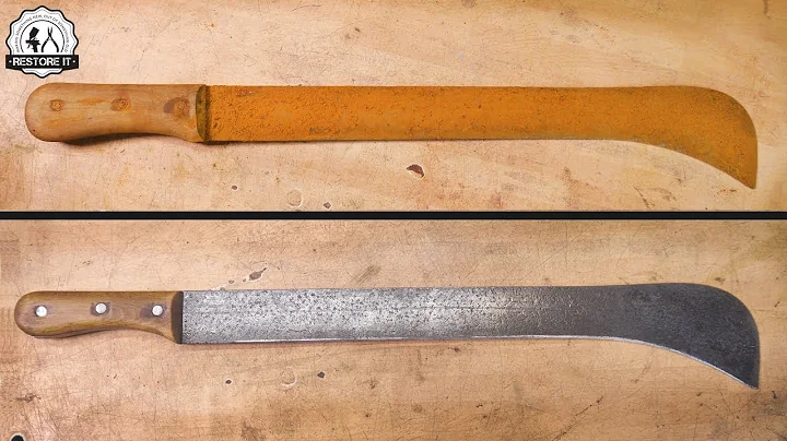 Super Rusty Bush Hook Machete [Restoration] Sharp ...