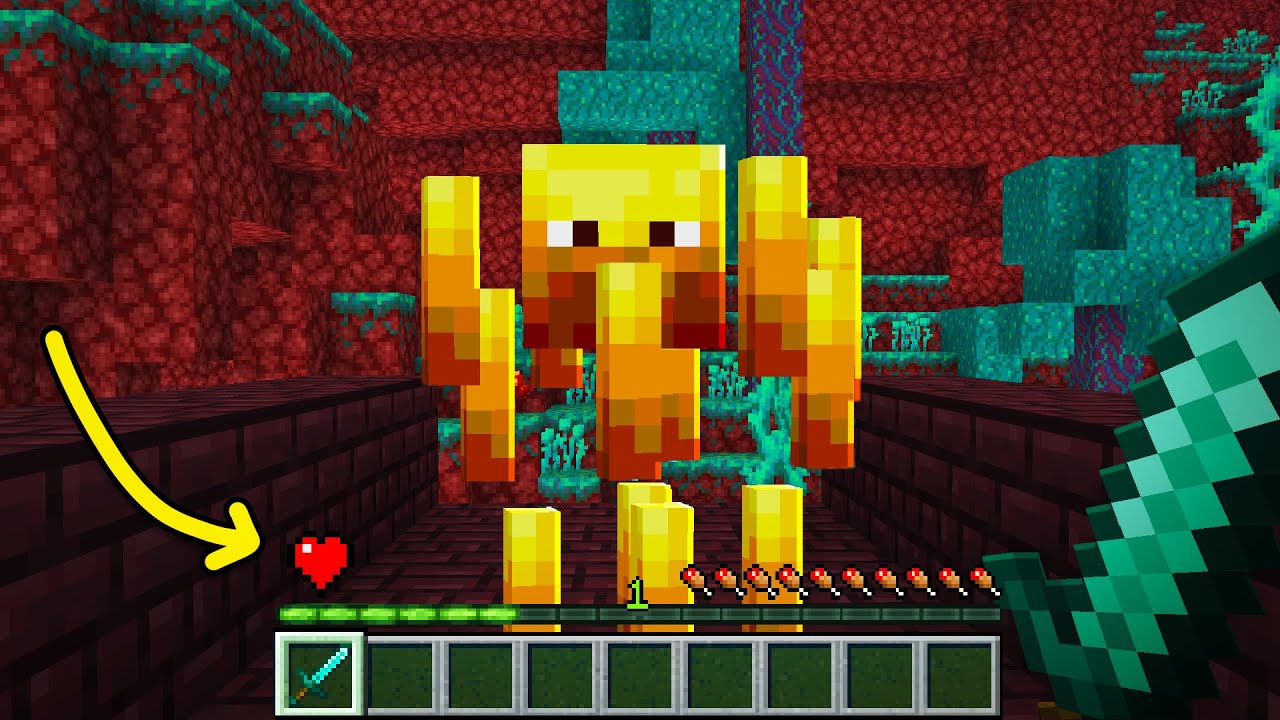 eu consigo sobreviver com apenas UM CORAÇÃO no minecraft?