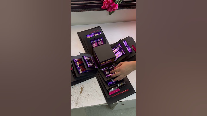 Chocolate explosion box 😍 Best birthday gift for chocolate lovers