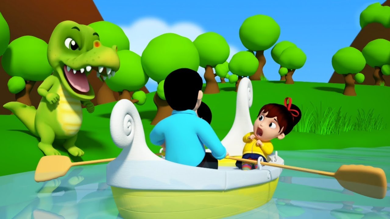 rangée rangée rangée votre bateau | bateau rimes | rimes pour les enfants | Row Row Row Your Boat